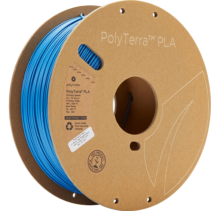 Filamento PLA PolyTerra Polymaker PLA Blue Azul
